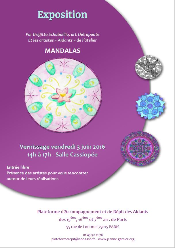 Vernissage Mandala Plateforme de Rpit juin 2016